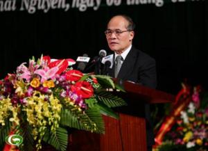 Chủ tịch Quốc hội Nguyễn Sinh Hùng  